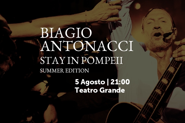 Biagio Antonacci – 5 Agosto – Teatro Grande