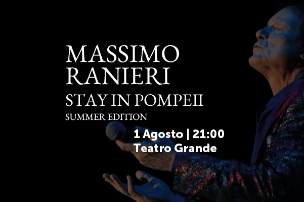 Massimo Ranieri – 1 Agosto – Teatro Grande